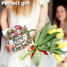 Load image into Gallery viewer, 6PCS DIY Diamond Art Greeting Cards Christmas Congratulations Cards  Gifts
