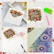 Load image into Gallery viewer, 6PCS DIY Diamond Art Greeting Cards Christmas Congratulations Cards  Gifts
