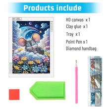 Load image into Gallery viewer, Moonlight Mouse 30*40CM(Canvas) Partial Special Shaped Drill Diamond Painting
