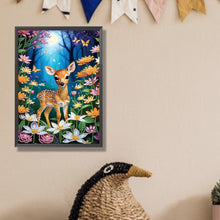 Load image into Gallery viewer, Forest Fawn 30*40CM(Canvas) Partial Special Shaped Drill Diamond Painting
