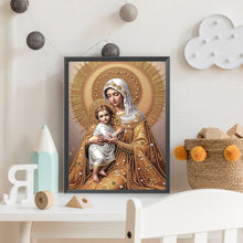 Load image into Gallery viewer, Madonna Religion 30*40CM(Canvas) Partial Special Shaped Drill Diamond Painting
