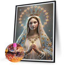 Load image into Gallery viewer, Madonna Religion 30*40CM(Canvas) Partial Special Shaped Drill Diamond Painting
