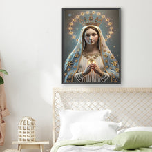 Load image into Gallery viewer, Madonna Religion 30*40CM(Canvas) Partial Special Shaped Drill Diamond Painting

