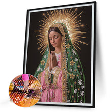 Load image into Gallery viewer, Madonna Religion 30*40CM(Canvas) Partial Special Shaped Drill Diamond Painting
