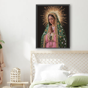 Madonna Religion 30*40CM(Canvas) Partial Special Shaped Drill Diamond Painting