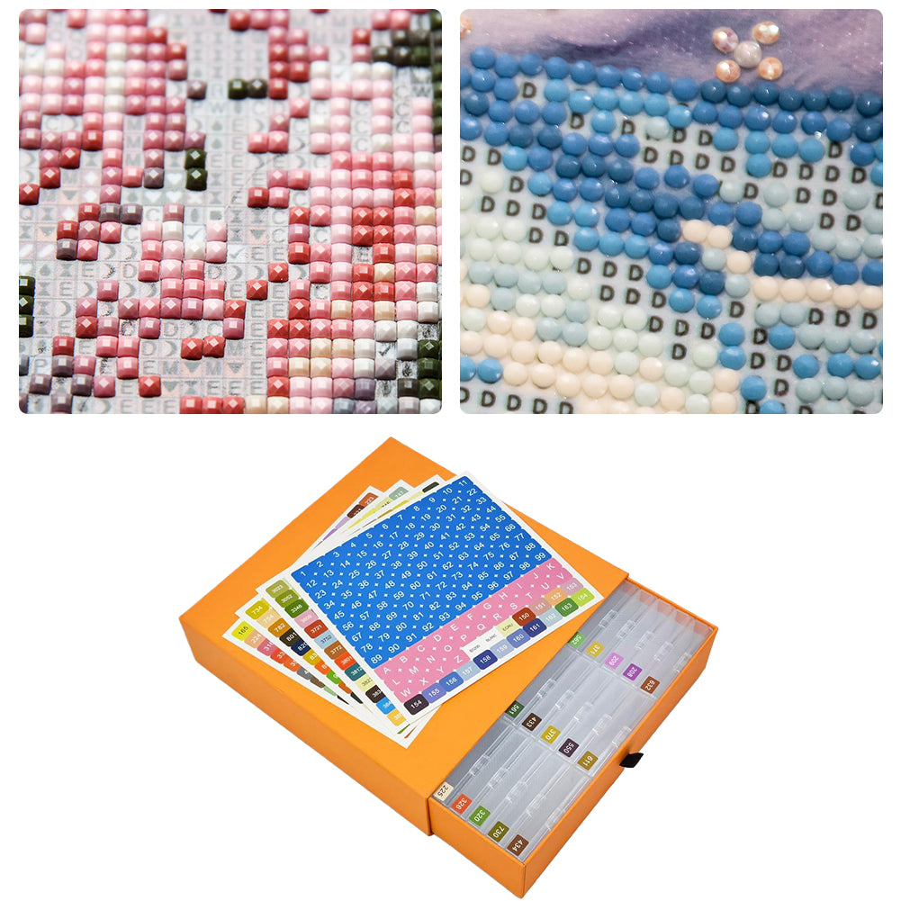 45Pcs/Set Diamond Painting Trays with Lids for Diamond Art (3)