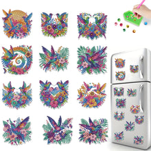 Load image into Gallery viewer, 12Pcs Diamond Art Magnets Fridge Sticker Set for Adults Beginners (CN561 Bird)
