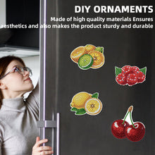 Load image into Gallery viewer, 12Pcs Diamond Art Magnets Fridge Sticker Set for Adults Beginners (CN562 Fruit)
