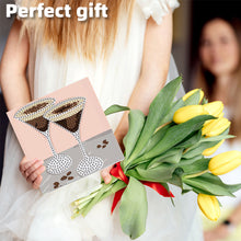 Load image into Gallery viewer, 6PCS DIY Diamond Art Greeting Cards Cup Theme Congratulations Cards  Gifts
