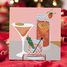 Load image into Gallery viewer, 6PCS DIY Diamond Art Greeting Cards Cup Theme Congratulations Cards  Gifts
