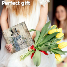 Load image into Gallery viewer, 6PCS DIY Diamond Art Greeting Cards Winter Theme Congratulations Cards  Gifts
