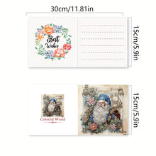 Load image into Gallery viewer, 6PCS DIY Diamond Art Greeting Cards Winter Theme Congratulations Cards  Gifts

