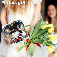 Load image into Gallery viewer, 6PCS DIY Diamond Art Greeting Cards New Year Gnome Congratulations Cards  Gifts
