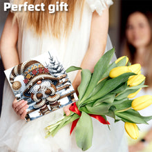 Load image into Gallery viewer, 6PCS DIY Diamond Art Greeting Cards Winter Gnome Congratulations Cards  Gifts
