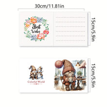 Load image into Gallery viewer, 6PCS DIY Diamond Art Greeting Cards Winter Gnome Congratulations Cards  Gifts
