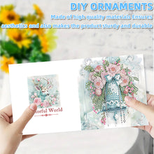 Load image into Gallery viewer, 6PCS DIY Diamond Art Greeting Cards Winter Christmas Congratulations Cards Gifts
