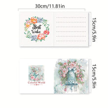 Load image into Gallery viewer, 6PCS DIY Diamond Art Greeting Cards Winter Christmas Congratulations Cards Gifts
