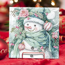 Load image into Gallery viewer, 6PCS DIY Diamond Art Greeting Cards Winter Christmas Congratulations Cards Gifts
