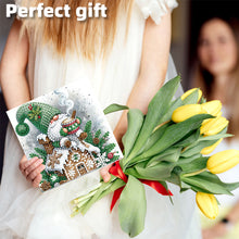 Load image into Gallery viewer, 6PCS DIY Diamond Art Greeting Cards Winter Gnome Congratulations Cards  Gifts
