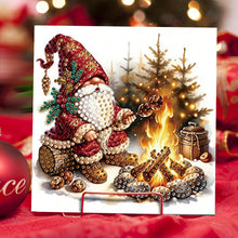 Load image into Gallery viewer, 6PCS DIY Diamond Art Greeting Cards Winter Gnome Congratulations Cards  Gifts
