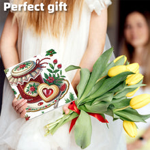 Load image into Gallery viewer, 6PCS DIY Diamond Art Greeting Cards Dessert Theme Congratulations Cards  Gifts
