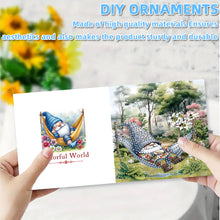 Load image into Gallery viewer, 6PCS DIY Diamond Art Greeting Cards Gnome Theme Congratulations Cards  Gifts
