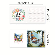 Load image into Gallery viewer, 6PCS DIY Diamond Art Greeting Cards Gnome Theme Congratulations Cards  Gifts
