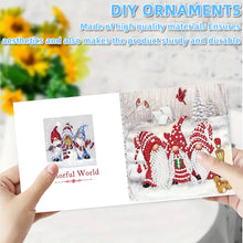 Load image into Gallery viewer, 6PCS DIY Diamond Art Greeting Cards Gnome Theme Congratulations Cards  Gifts
