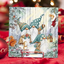 Load image into Gallery viewer, 6PCS DIY Diamond Art Greeting Cards Gnome Theme Congratulations Cards  Gifts

