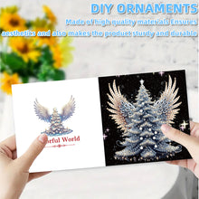 Load image into Gallery viewer, 6PCS DIY Diamond Art Greeting Cards Angel Theme Congratulations Cards  Gifts
