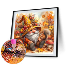 Load image into Gallery viewer, Autumn Gnome 40*40CM(Canvas) Full Round Drill Diamond Painting
