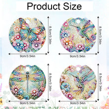 Load image into Gallery viewer, 8pcs Hummingbird DIY Diamond Art Cup Lid Accessories Bling Tumbler Lid Plate
