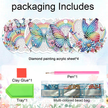 Load image into Gallery viewer, 8pcs Butterfly DIY Diamond Art Cup Lid Accessories Bling Tumbler Lid Plate
