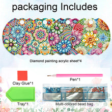 Load image into Gallery viewer, 8pcs Rose DIY Diamond Art Cup Lid Accessories Bling Tumbler Lid Plate
