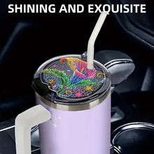 Load image into Gallery viewer, 8pcs Rose DIY Diamond Art Cup Lid Accessories Bling Tumbler Lid Plate
