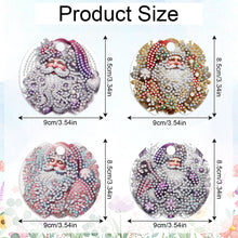 Load image into Gallery viewer, 8pcs Christmas Halloween DIY Diamond Art Cup Lid Accessories Tumbler Lid Plate
