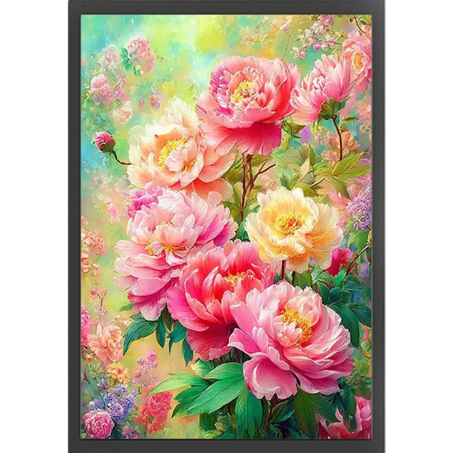 Blossoming Prosperity - Full 11CT Stamped Cross Stitch 50x70CM - Mona Lisa