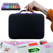 Load image into Gallery viewer, 89pcs Bead Bottle Storage Handbag Diamond Painting Toolkit Bead Organizer Tool
