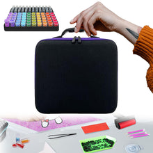Load image into Gallery viewer, 121pcs Bead Bottle Storage Handbag Diamond Painting Toolkit Bead Organizer Tool
