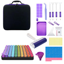 Load image into Gallery viewer, 139pcs Bead Bottle Storage Handbag Diamond Painting Toolkit Bead Organizer Tool
