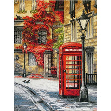 Load image into Gallery viewer, Telephone Booth - 33*45CM 14CT Stamped Cross Stitch Egyptian cotton£¨Spring Brand£©

