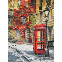 Load image into Gallery viewer, Telephone Booth - 33*45CM 14CT Stamped Cross Stitch Egyptian cotton£¨Spring Brand£©
