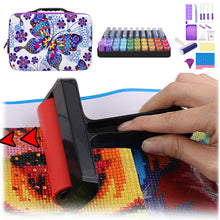 Load image into Gallery viewer, 40Grid Butterfly Print Diamond Painting Bead Storage Box Bead Bottle Storage Bag
