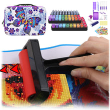 Load image into Gallery viewer, 100 Grid Butterfly Diamond Painting Bead Storage Box Bead Bottle Storage Bag
