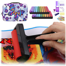 Load image into Gallery viewer, 100 Grid Butterfly Diamond Painting Bead Storage Box Bead Bottle Storage Bag
