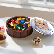 Load image into Gallery viewer, DIY Diamond Painting Storage Box Rhinestones Decorative Snack Case Kit (Cat)
