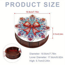 Load image into Gallery viewer, DIY Diamond Painting Storage Box Rhinestones Decorative Snack Case Kit (Bow)
