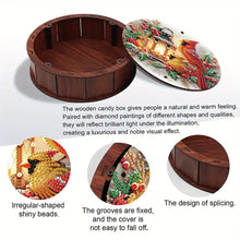 Load image into Gallery viewer, DIY Diamond Painting Storage Box Rhinestones Decorative Snack Case (Hummingbird)
