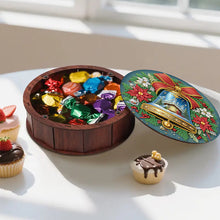 Load image into Gallery viewer, DIY Diamond Painting Storage Box Rhinestones Decor Snack Case (Christmas Bell)
