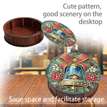 Load image into Gallery viewer, DIY Diamond Painting Storage Box Rhinestones Decor Snack Case (Christmas Bell)
